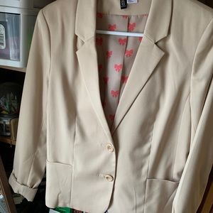 Nude blazer from H&M